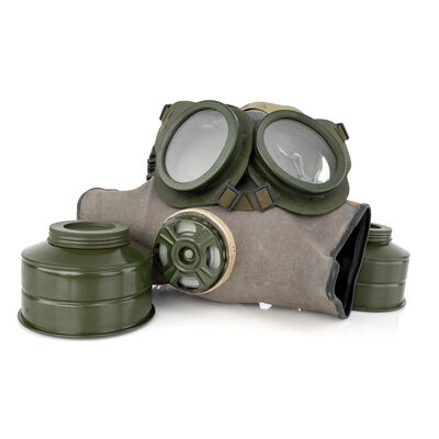 Romanian Horse Gas Mask w/Bag, , large